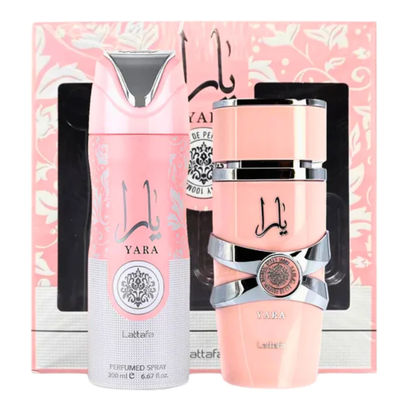Lattafa Yara Set EDP 100ML + Perfumed Spray 200ML