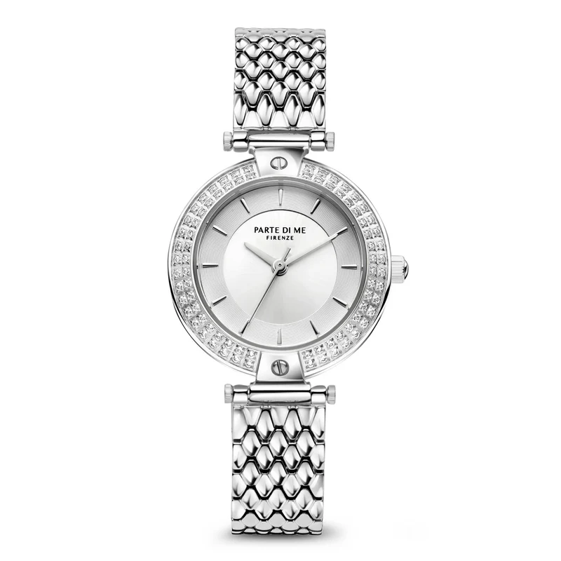 Parte Di Me Orologio Rond Dameshorloge Zilverkleurig PDM09018