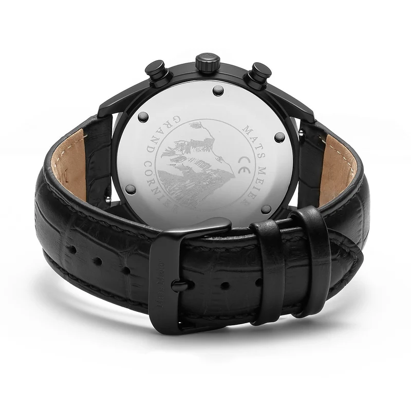 Mats Meier Grand Cornier Chrono Mat Zwart Horloge MM00102