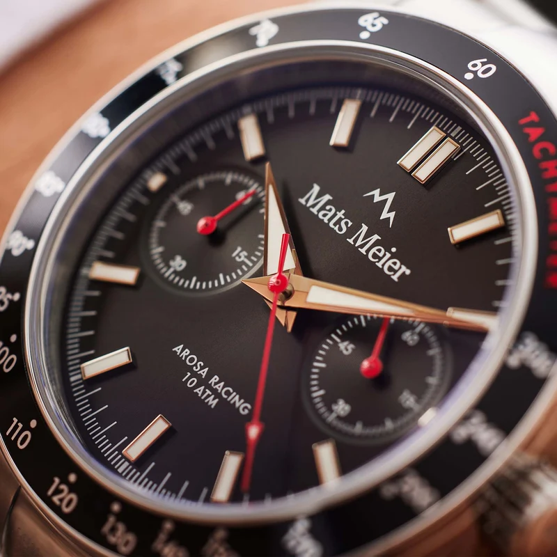Mats Meier Arosa Racing Chronograaf Heren Horloge MM50010
