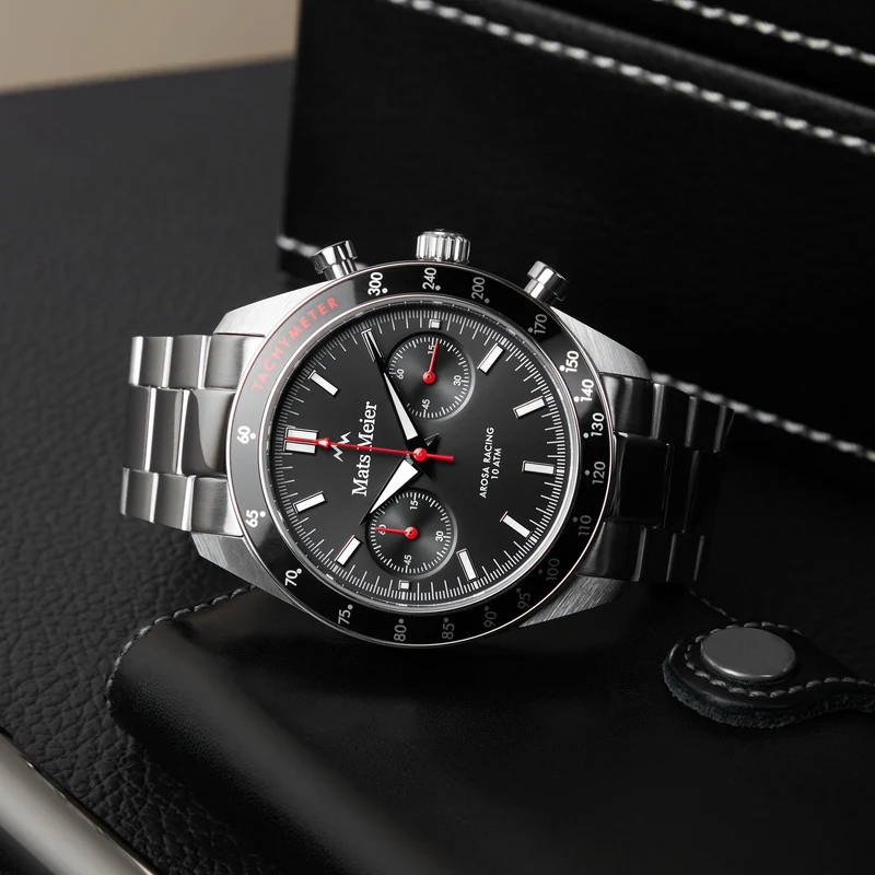 Mats Meier Arosa Racing Chronograaf Heren Horloge MM50010