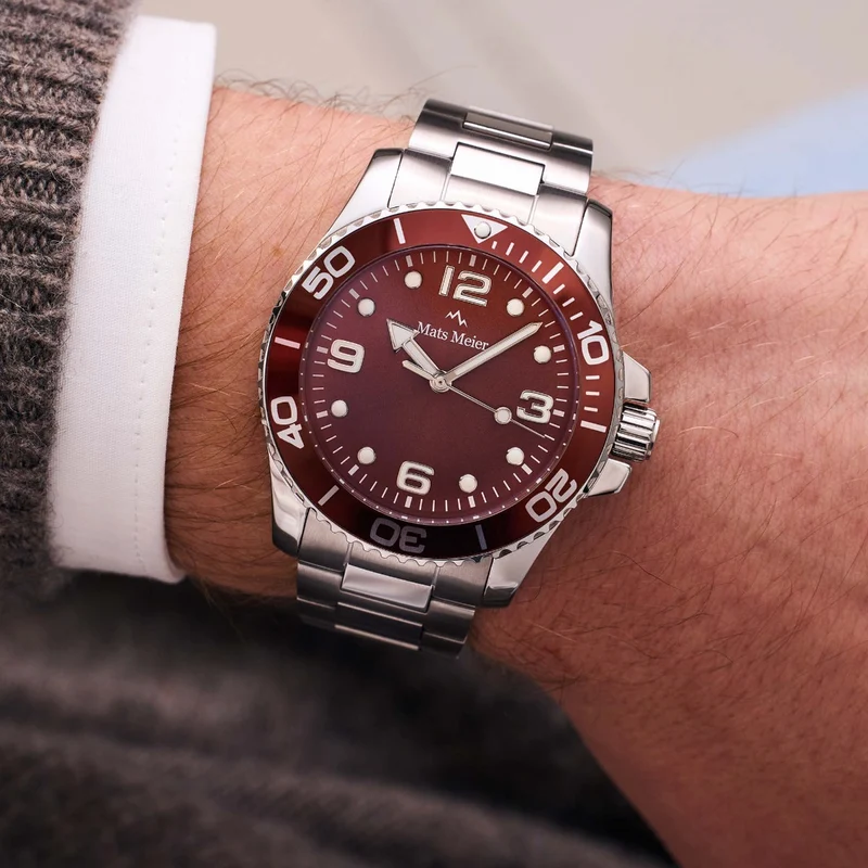 Mats Meier Ponte Dei Salti Herenhorloge Zilverkleurig MM00526
