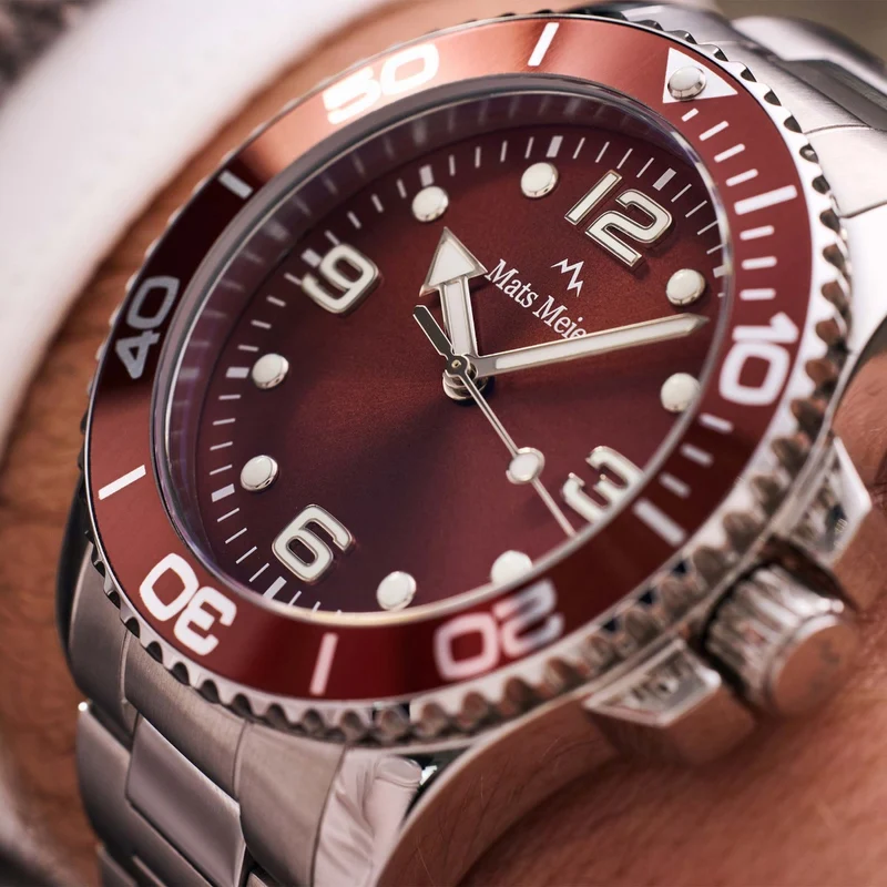 Mats Meier Ponte Dei Salti Herenhorloge Zilverkleurig MM00526