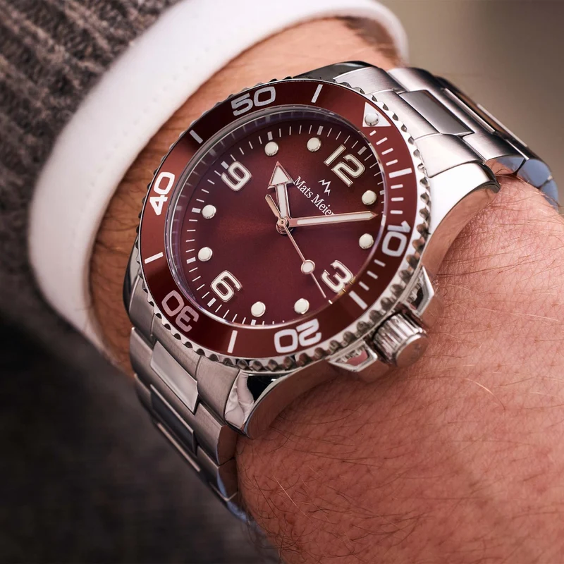 Mats Meier Ponte Dei Salti Herenhorloge Zilverkleurig MM00526