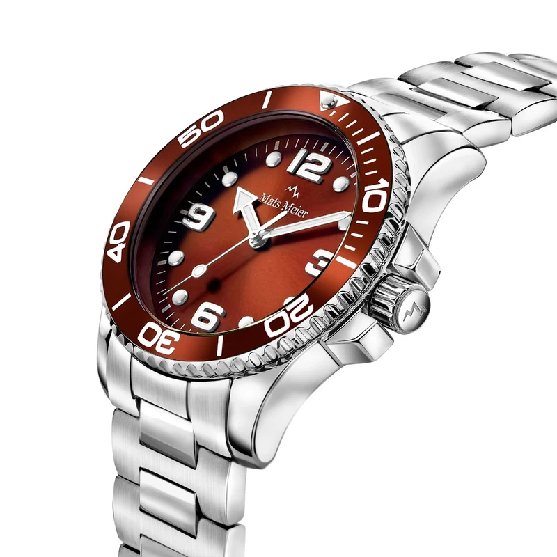 Mats Meier Ponte Dei Salti Herenhorloge Zilverkleurig MM00526