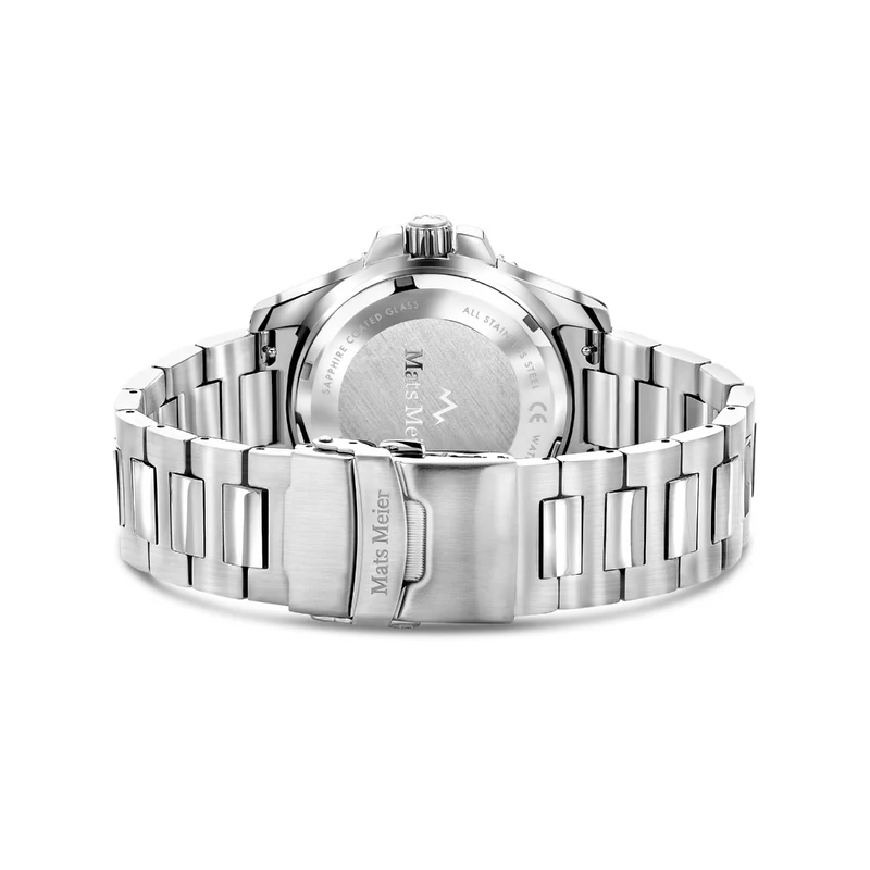 Mats Meier Ponte Dei Salti Herenhorloge Zilverkleurig MM00526