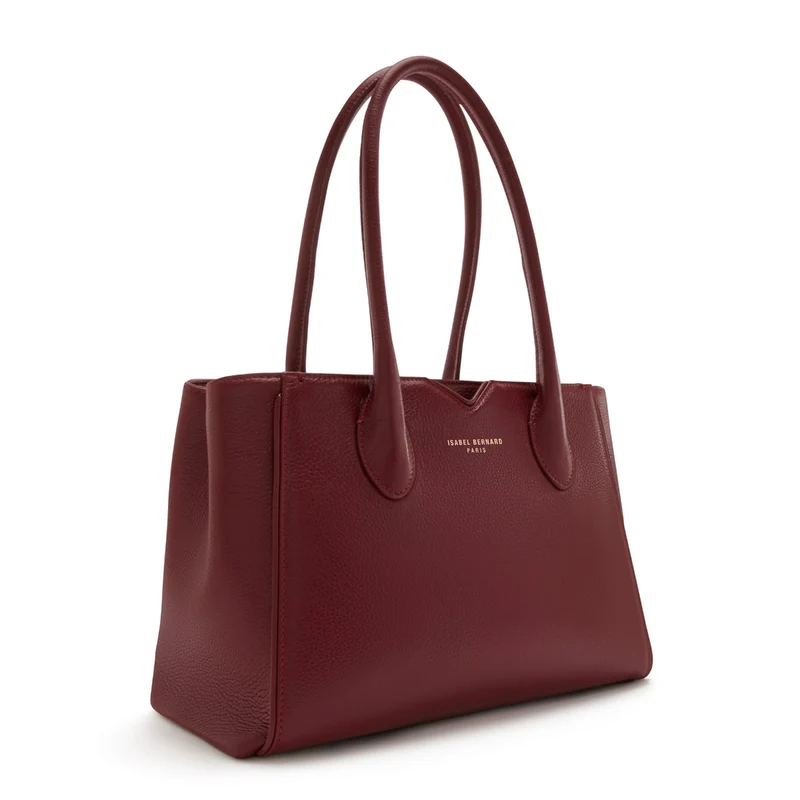 Isabel Bernard Honoré Cloe Midi Bordeaux Kalfsleren Handtas IB25082-052