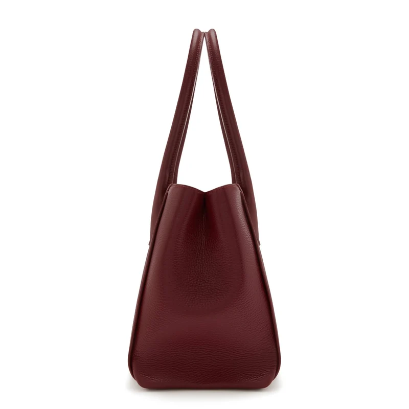 Isabel Bernard Honoré Cloe Midi Bordeaux Kalfsleren Handtas IB25082-052