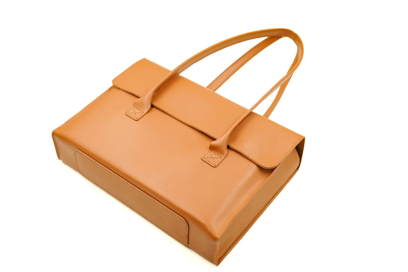 Bolso para portátil de cuero vegano VINTAGE