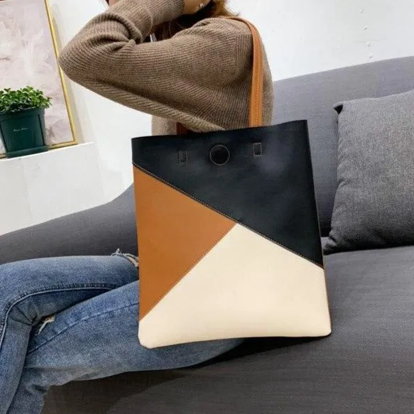 Bolso de hombro MODERN de piel vegana