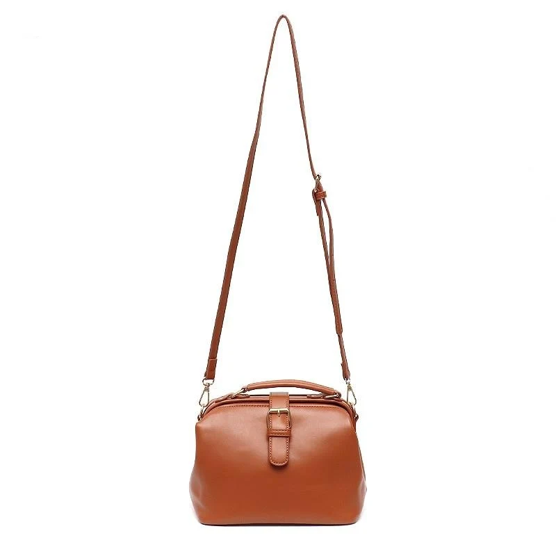 Bolso de hombro vegano estilo doctor CEZIRA con asa
