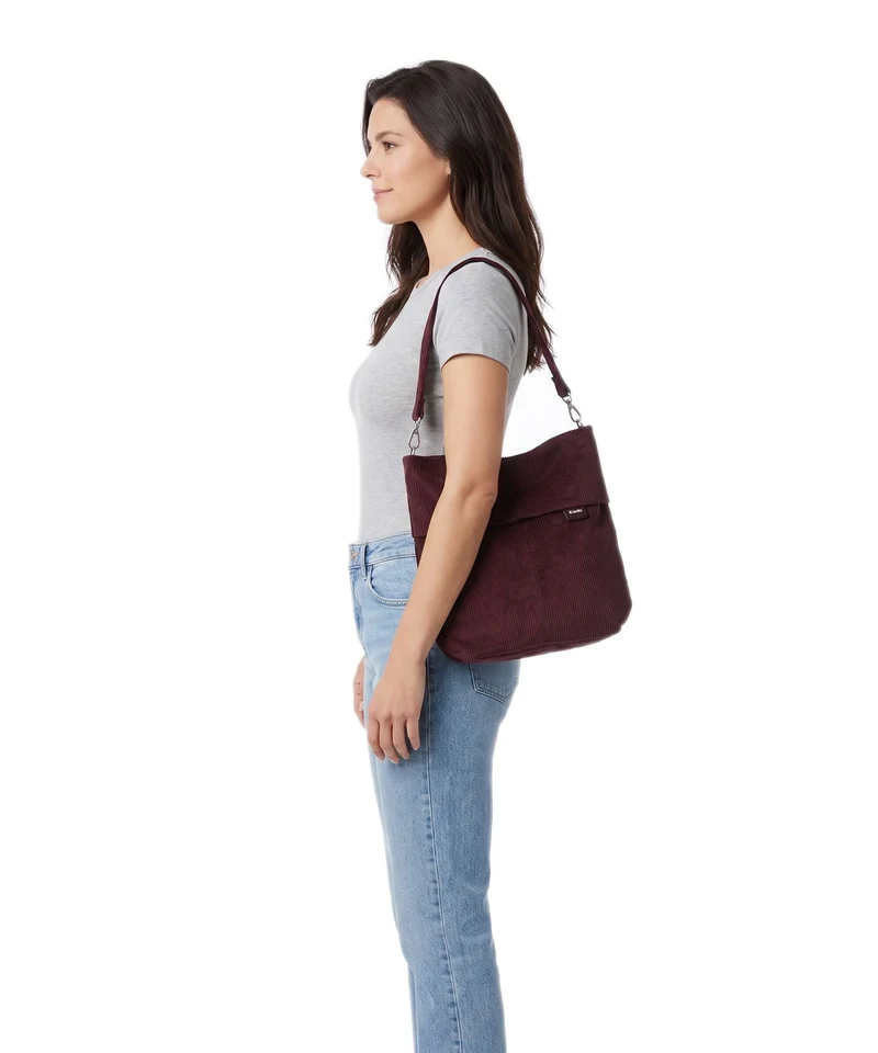 Zwei Mademoiselle.M M12 Bolso de hobo cord/bordeaux
