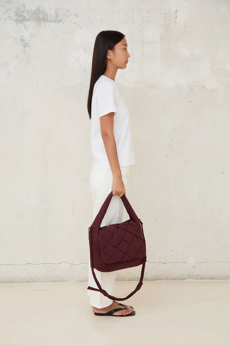 Ani Bag Braided Burgundy