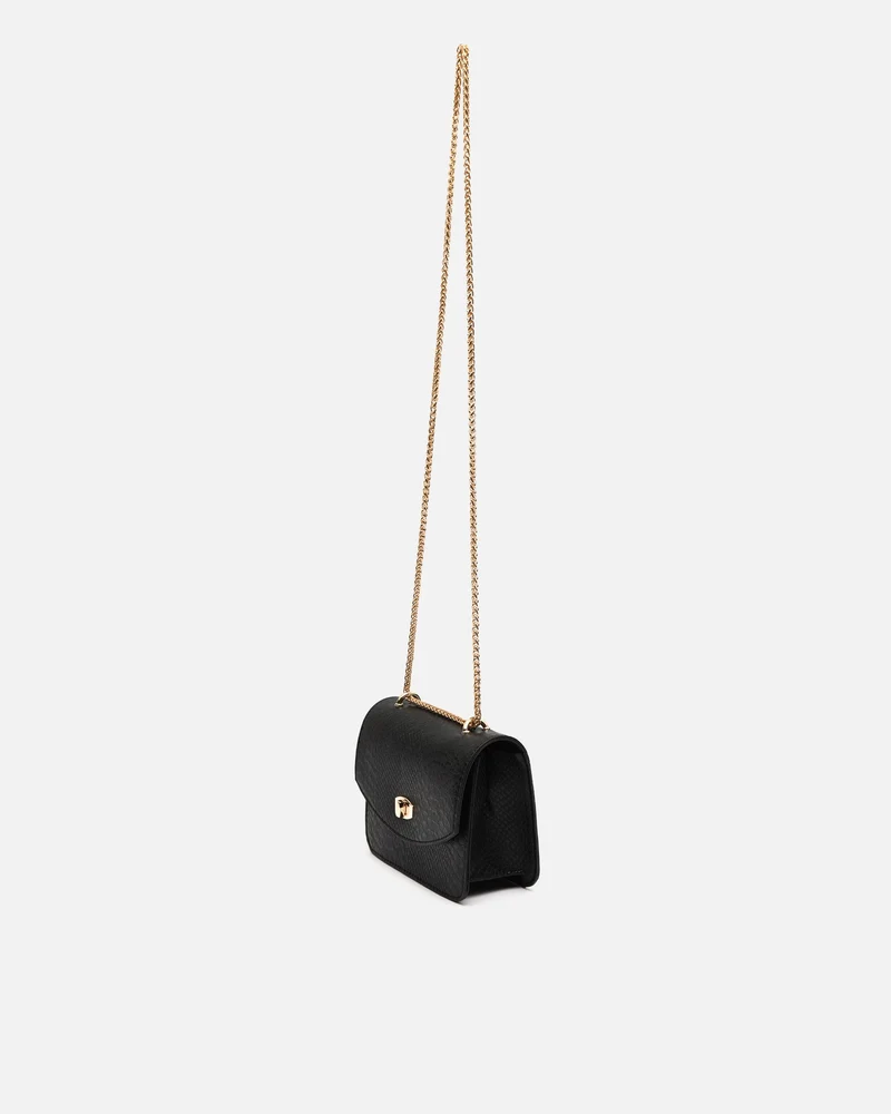 Viela bolso de fiesta pequeño con solapa y estampado animal print