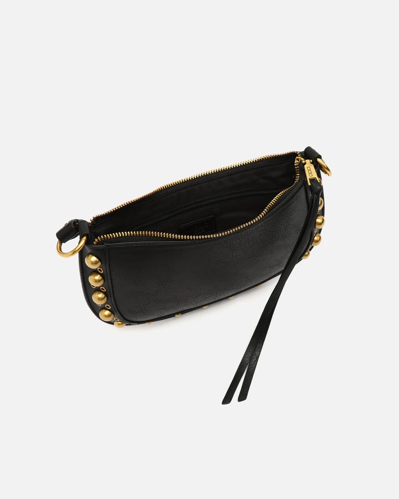 Maden bolso de hombro pequeño con detalles metálicos