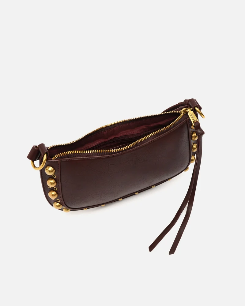 Maden bolso de hombro pequeño con detalles metálicos