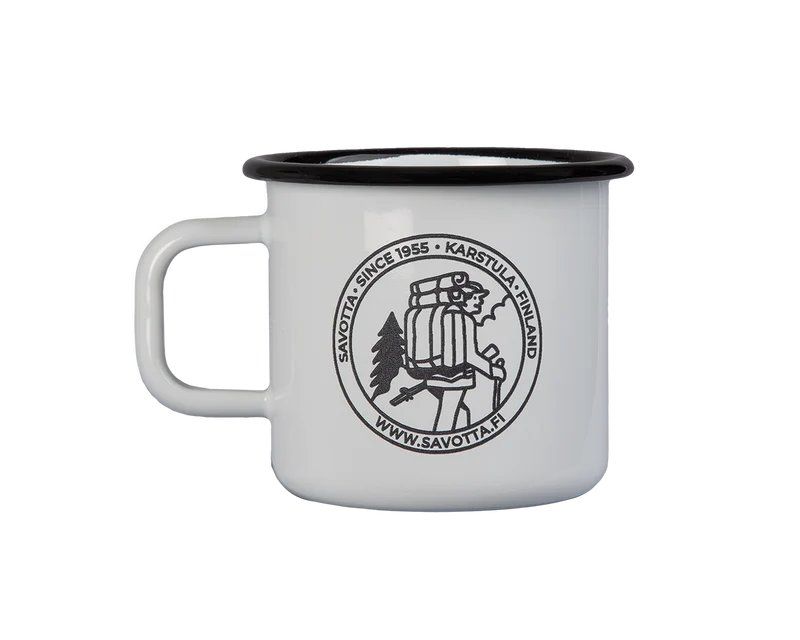 Savotta 1960's logo enamel mug