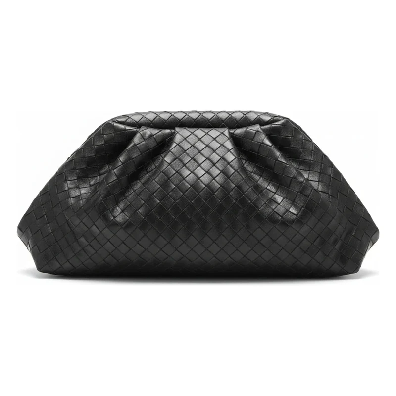 Bolso Nube Escamado Negro