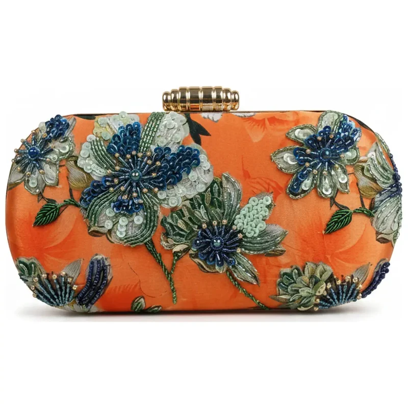 Bolso Ovalado Lennox Petaluz Naranja, Azul y Verde