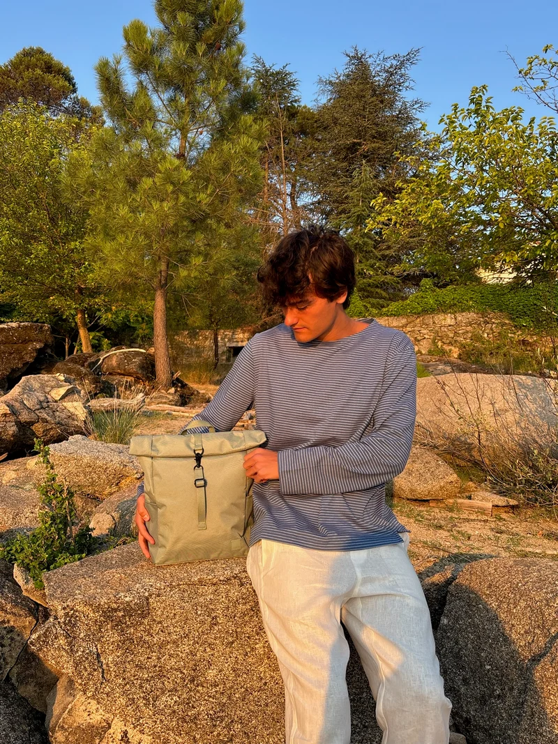 Roll Mini Backpack Sage