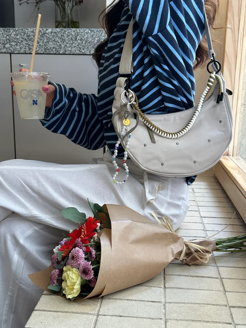 Lua Bag Ecru Dots