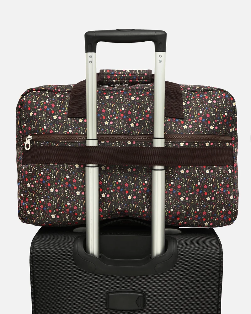 Florma bolsa fin de semana con estampado y asa bandolera extraíble
