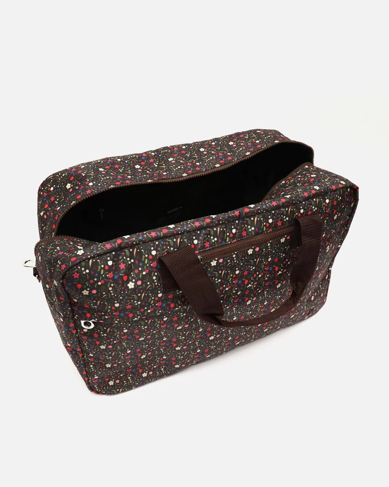 Florma bolsa fin de semana con estampado y asa bandolera extraíble