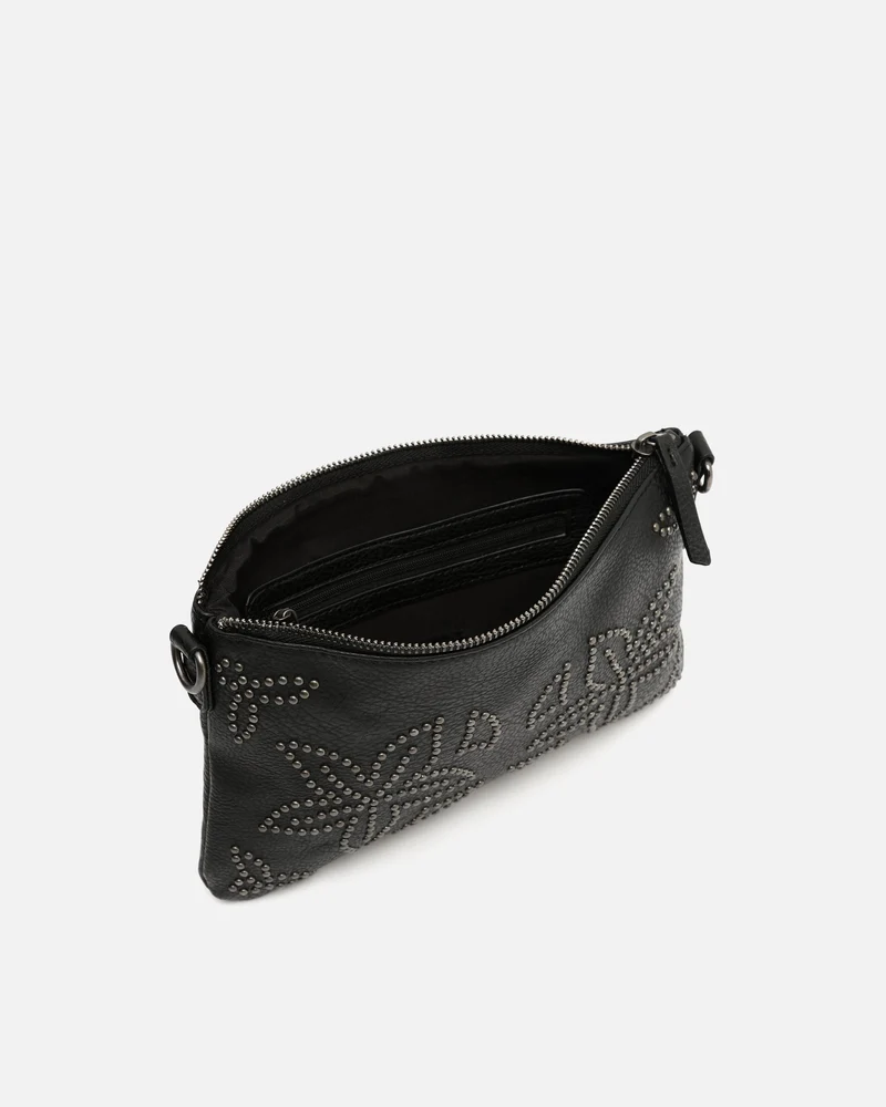 Tachitu bolso de hombro e bandolera pequeño con detalles metálicos