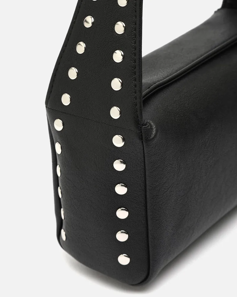 Korea bolso de hombro pequeño con detalles metálicos