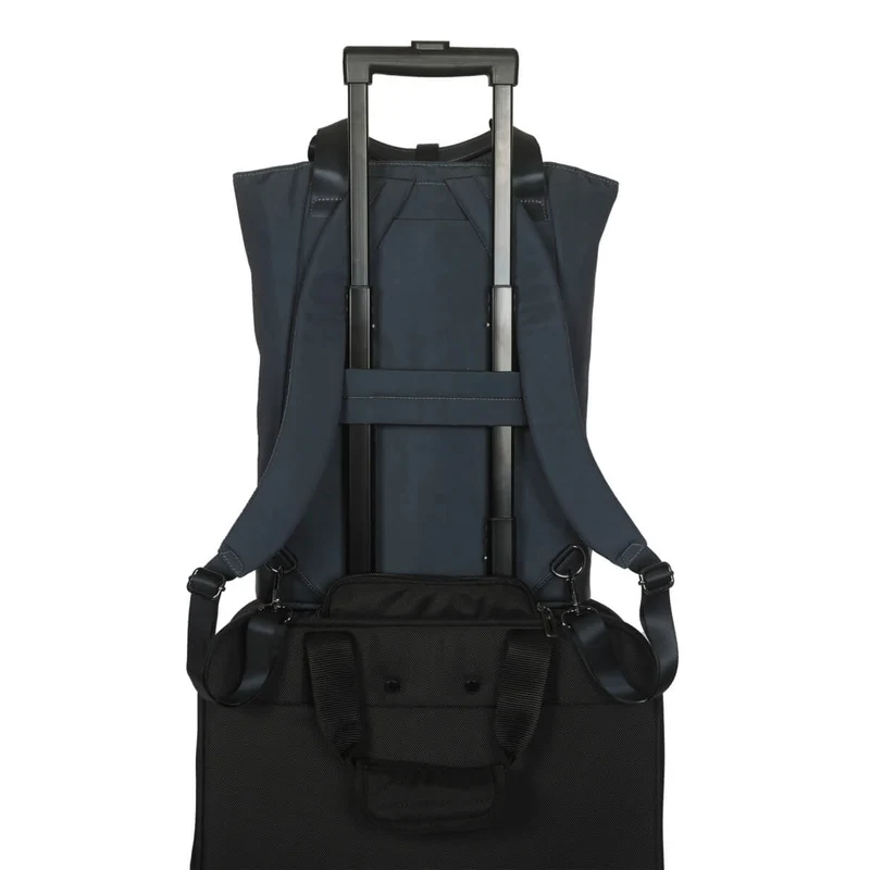 Bolso tote/mochila convertible Avila de 38-41 cm - Negro azabache