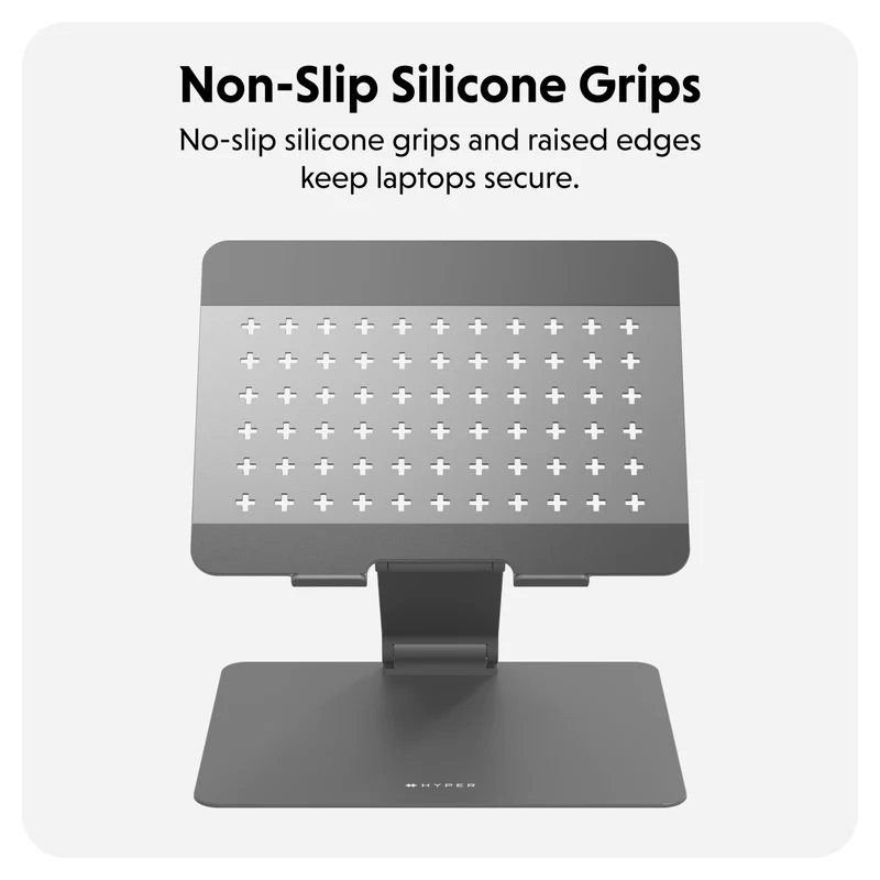 HyperSpace™ Soporte ergonómico ajustable para portátil - Gris espacial