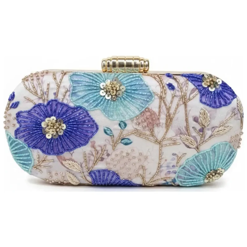 Bolso Ovalado Lennox Azuria Azules
