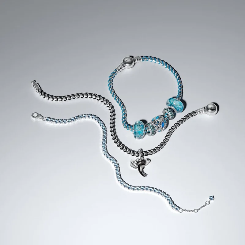 Pandora Moments Enamel Cubic Zirconia Orka Hangende Bedel 794683C01
