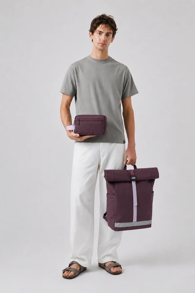 Pack Lars Roll Backpack Wine