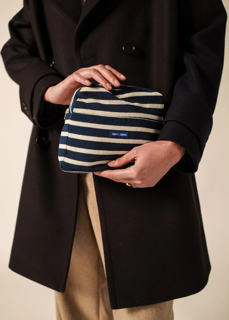 Bolsa a rayas (MARINO/CRU)