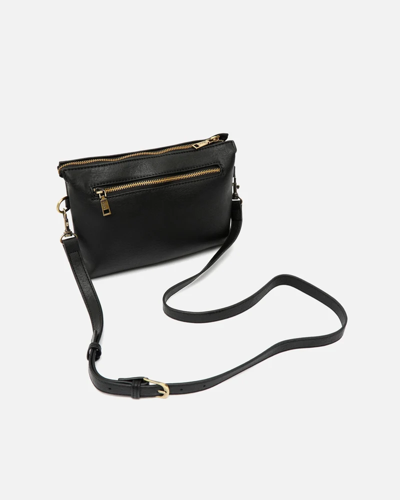 Florchito bolso bandolera pequeño con detalles metálicos