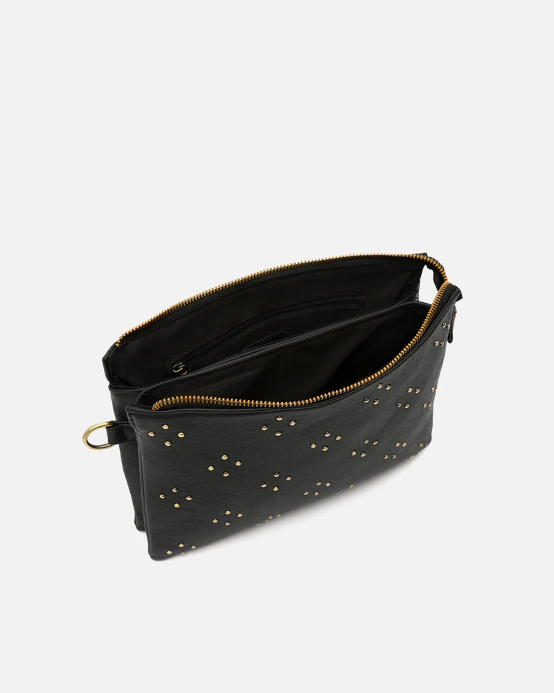 Florchito bolso bandolera pequeño con detalles metálicos