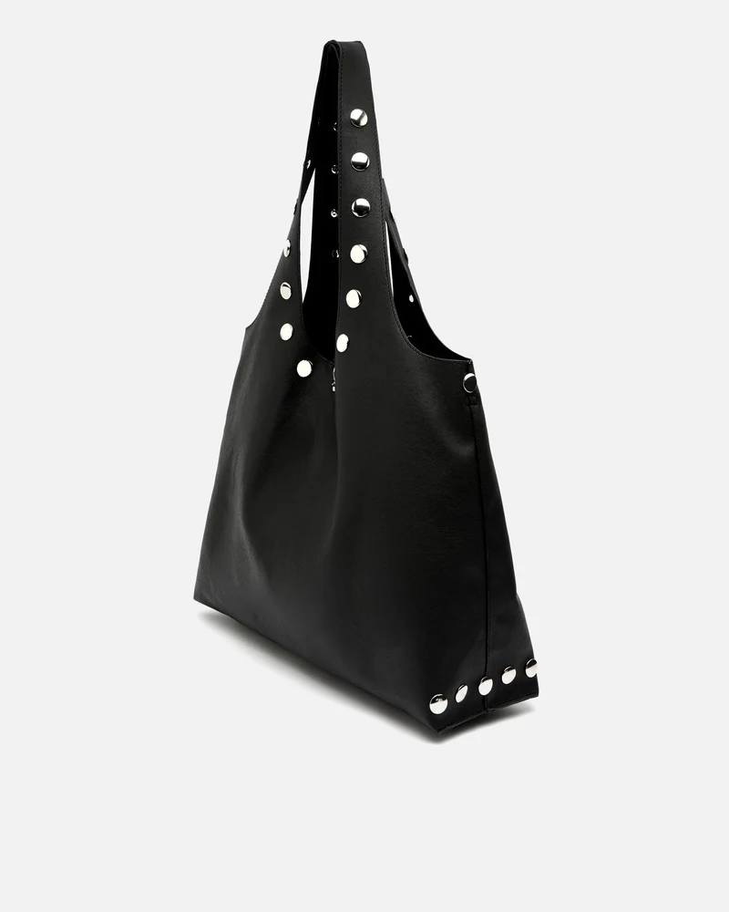 Nemi-1 bolso de hombro con neceser extraíble y detalles metálicos