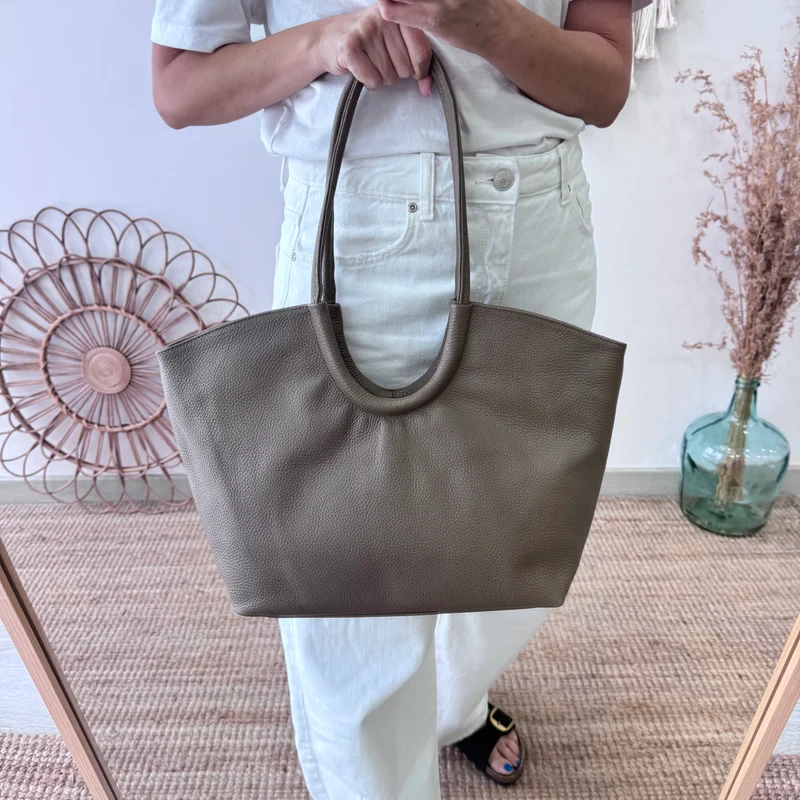 Shopper luna taupe