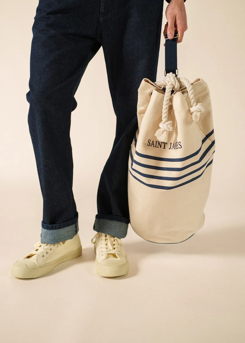 Bolsa de viaje (ECRU/MARINE)