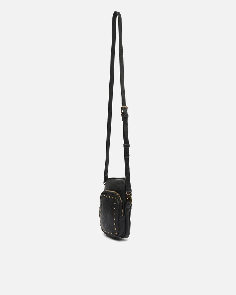 Aniada bolso bandolera mini para móvil con detalles metálicos ED.