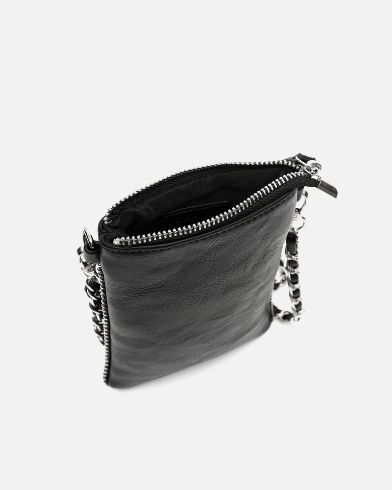 Zaocai bolso bandolera mini para móvil con detalles metálicos ED.