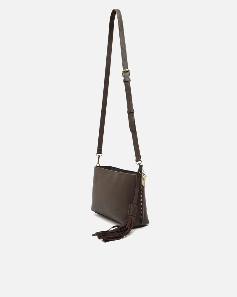 Nibati bolso bandolera pequeño con detalles metálicos