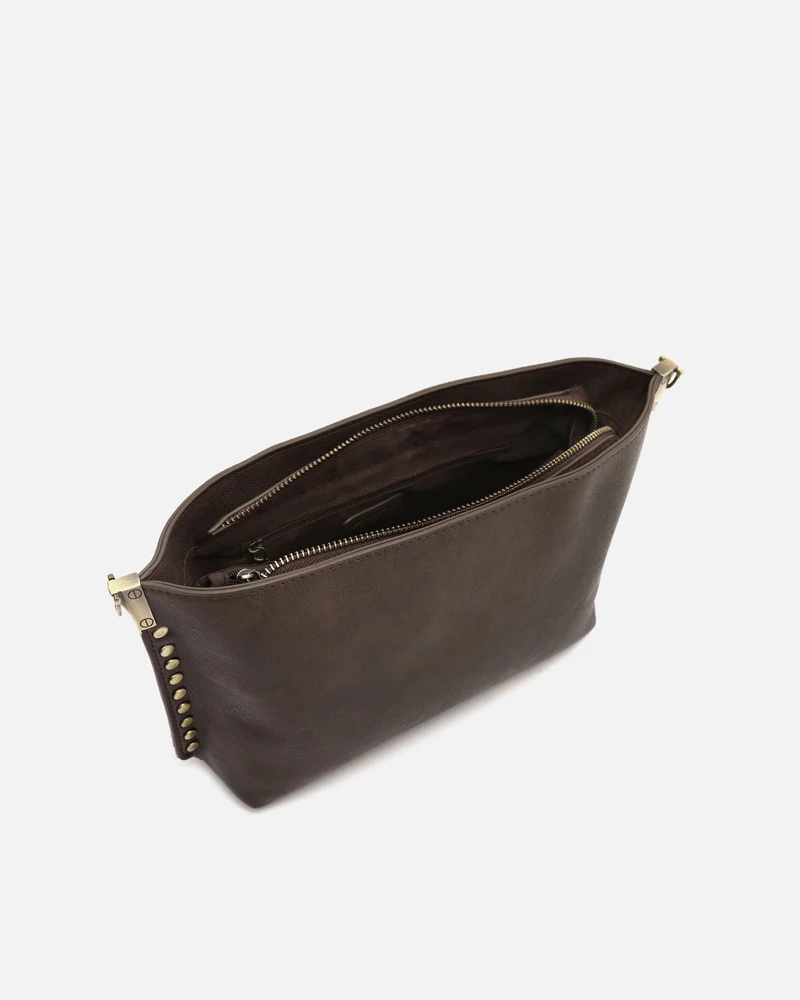 Nibati bolso bandolera pequeño con detalles metálicos
