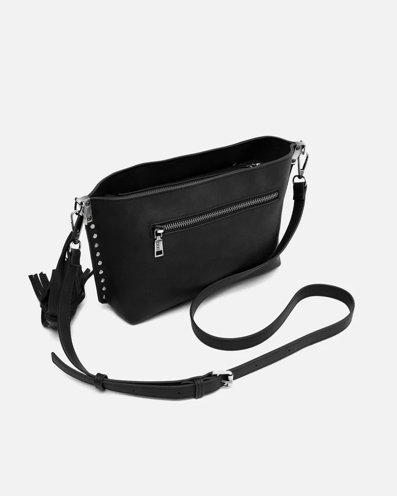Nibati bolso bandolera pequeño con detalles metálicos