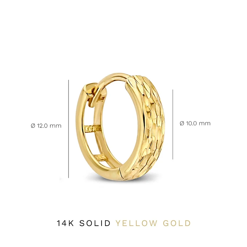 Isabel Bernard Rivoli Laura 14 karaat gouden oorringen IB360143