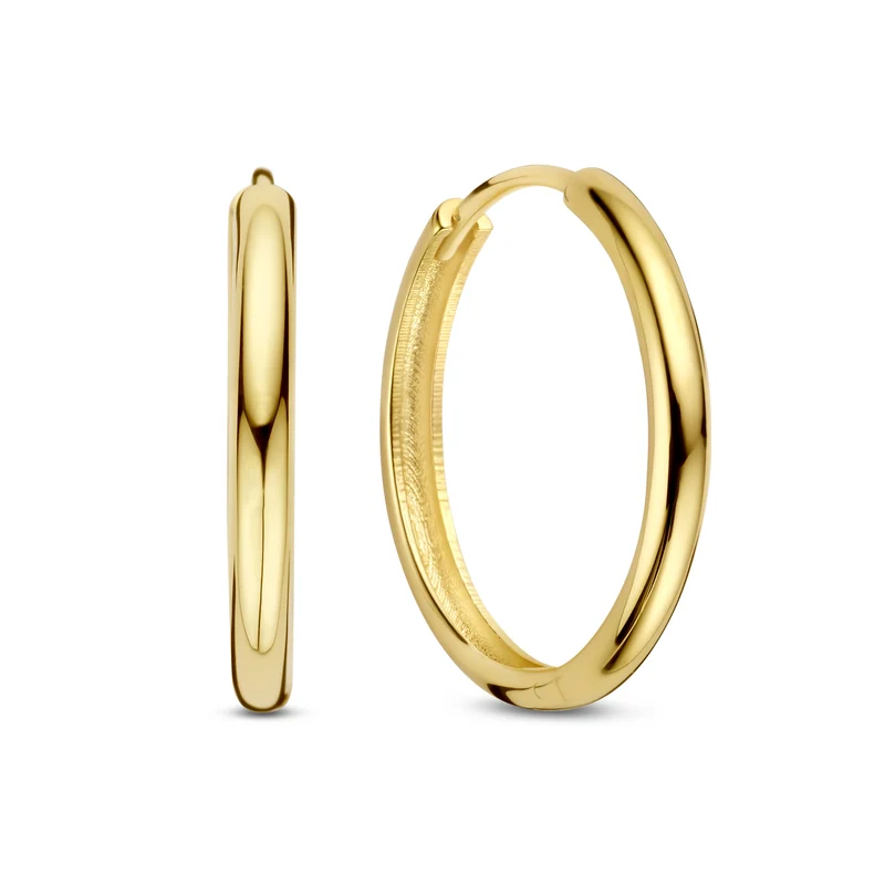 Isabel Bernard Rivoli Morgane 14 karaat gouden oorringen IB360266