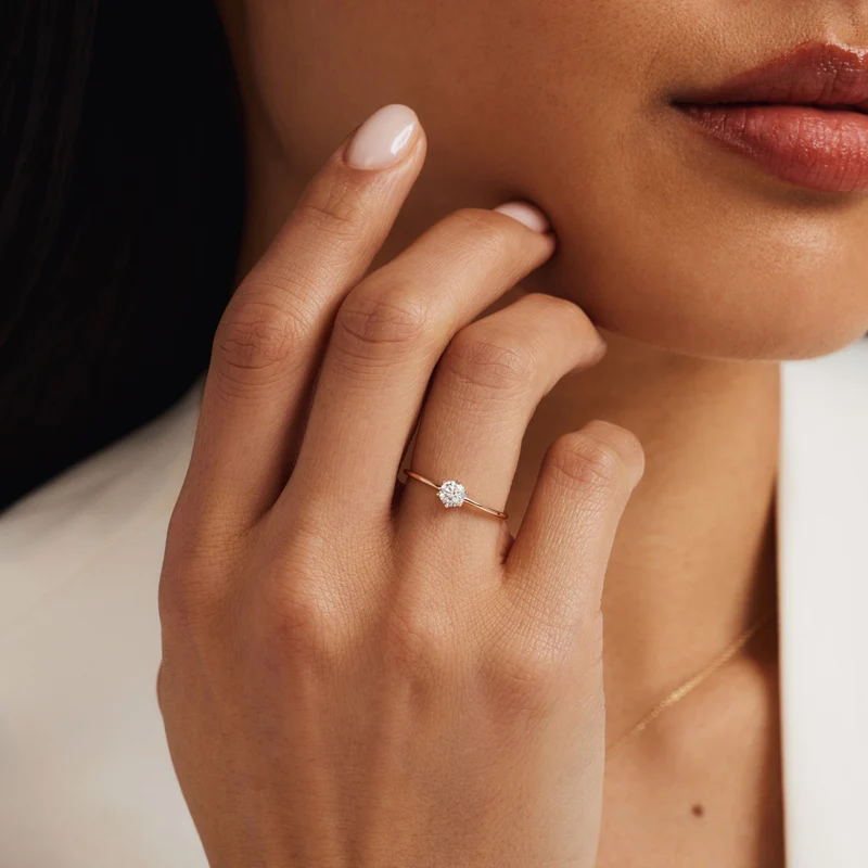 Isabel Bernard 14 Karaat Gouden Le Marais Abelle Ring IB330001-50 (Maat: 50)