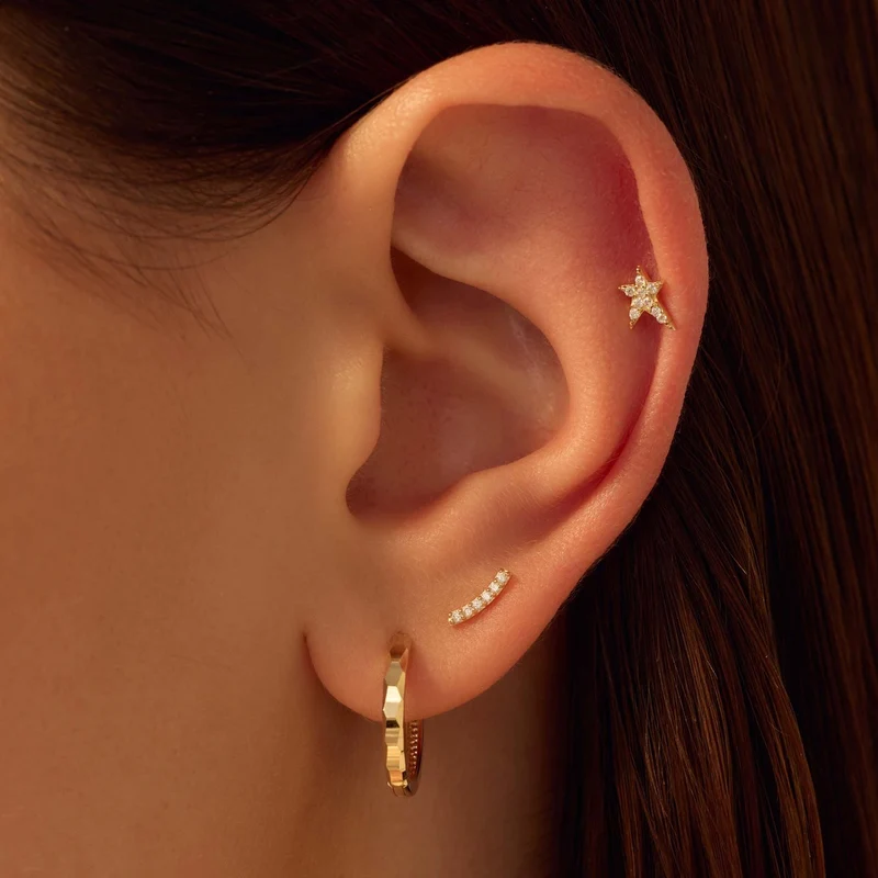 Beloro Jewels Navigli Isidora 9 karat gold piercing BO370010