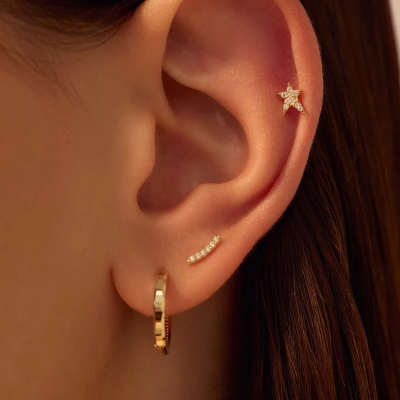 Beloro Jewels Navigli Isidora 9 karat gold piercing BO370010